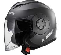 LS2 OF570 Verso casque jet Taille : XS (53/54), Couleur : Titan Matt