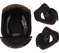 LS2 OF573 Twister Doublure intérieure et garnitures de joue, noir/marron, Taille S