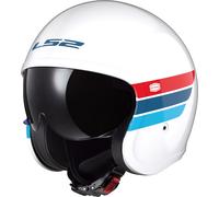 LS2 OF599 SPITFIRE II RETRO Jethelm weiss-blau-rot XS