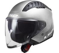 LS2 OF600 Copter Casque Jet, Argent mat, Taille XS (53/54)