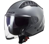 LS2 OF600 Copter II Casque jet, gris, taille L pour homme
