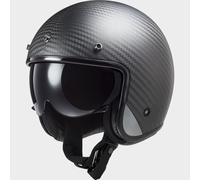 LS2 CASQUE JET OF601 BOB II CARBON SOLID