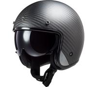 LS2 OF601 Bob II Carbon, casque à réaction S Noir Mat Noir Mat