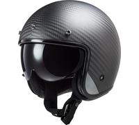 LS2 Helmets Casque Jet OF601 Bob II Carbone Noir XS