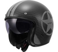 LS2 Helmets Casque jet OF601 Bob II C Star ECE 22.06 Noir XS