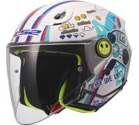 LS2 OF602 FUNNY II NEXT LEVEL Kinderhelm weiss M