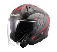 LS2 OF603 INFINITY II CARBON URUS - M - OF603 INFINITY II CARBON URUS - ROUGE