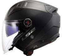 LS2 OF603 Infinity II Solid, casque à réaction XL Noir Mat Noir Mat