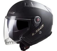 LS2 Helmets Casque jet OF603 Infinity II Solid Noir Taille XS Homme