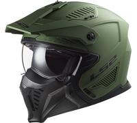 LS2 OF606 Drifter Casque d’essai, vert mat, Taille L (59/60)