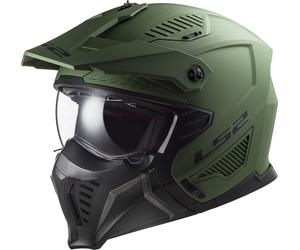 LS2 OF606 Drifter Casque d’essai, vert mat, Taille S (55/56)