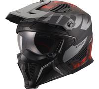 LS2 Helmets Casque OF606 Drifter Gas gris-argent Taille XS Homme