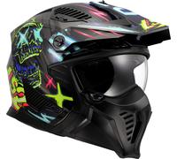 Ls2 Of606 Drifter Rayz Convertible Helmet Noir 2XL