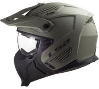 LS2 OF606 Drifter Solid, casque modulaire S Olive Mat Olive Mat