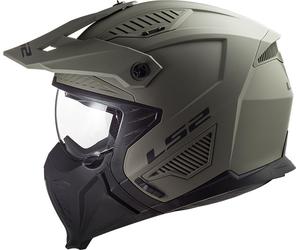 LS2 OF606 Drifter Solid, casque modulaire XS Olive Mat Olive Mat