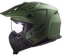 LS2 OF606 Drifter Solid, casque modulaire XXL Matt-Vert Foncé Matt-Vert Foncé