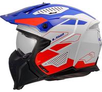 LS2 OF606 DRIFTER TREK Integralhelm weiss-blau-rot S