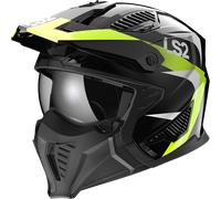 LS2 OF606 Drifter Triality noir brillant jaune