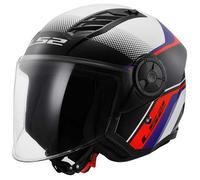 Casque Jet LS2 OF616 Airflow II Blanc/Bleu/RougeXXL Blanc,Bleu,Rouge