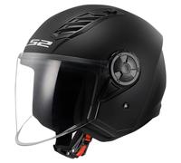 LS2 OF616 Airflow II Solid Casque Jet, Schwarz Matt, 2XL (63/64)