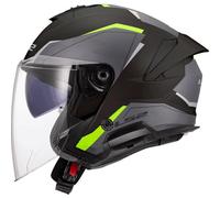 LS2 OF618 VERSO II AIR Jethelm matt schwarz-fluo gelb XL