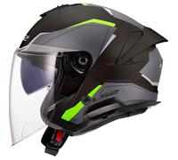 LS2 Helmets Casque OF618 Verso II Air Open Face Noir M