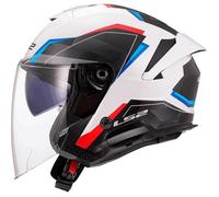 LS2 Helmets Casque jet OF618 Verso II Air Blanc Taille S