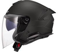 LS2 OF618 Verso II Solid, casque ouvert XL Noir Mat Noir Mat