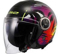 LS2 OF620 Classy Palm Casque jet, multicolore, taille XL pour homme