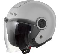 LS2 OF620 Classy Solid, casque à réaction M Gris Gris