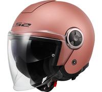 LS2 Helmets Casque moto jet Classy Solid Gold Pink Taille S