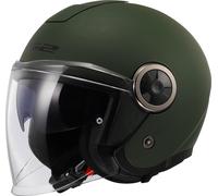 LS2 OF620 Classy Solid, casque à réaction 3XL Matt-Vert Foncé Matt-Vert Foncé