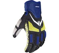 LS2 Ravin Gants de moto, noir-gris-bleu, taille L pour homme