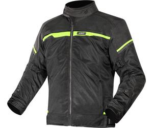 LS2 Riva Veste textile de moto imperméable, noir-jaune, taille XL pour homme