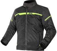 LS2 Riva Veste textile de moto imperméable, noir/néon, Taille 4XL