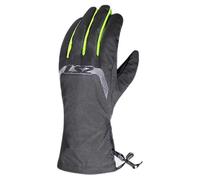 LS2 Thermorain Gants de moto imperméables, noir/jaune, Taille M/L