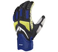 LS2 Ravin Gants de moto, noir/gris/bleu, Taille M