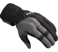 LS2 Urbs II Gants de moto imperméables, noir/gris/jaune, Taille 2XL