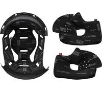 LS2 Vector / Breaker Doublure intérieure et coussinets de joues, noir/gris, Taille XS