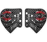 LS2 Vector/Breaker Mécanisme visière (Black,One Size)