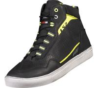 LS2 Zoe Chaussures de moto perforées, noir/jaune néon, Taille 41