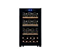 LS512ZBLACK - Cave à vin - La Sommelière - 50 bouteilles - 2 zones - 48,0 × 56,5 × 83,8 cm - Classe G - 37 dB