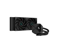 DeepCool Refroidissement liquide AIO pour processeur LS520S Zero Dark 2x120 mm Noir