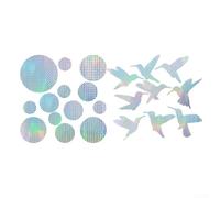 LS801 Autocollants de fenêtre anti-collision pour oiseaux pour empêcher les oiseaux de frapper sur les surfaces vitrées Convient pour l'intérieur et l'extérieur