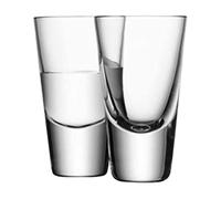LSA BR01 Lot de 4 verres à vodka, 100 ml, transparents