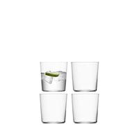 LSA Gobelet Gio (moyen) 390 ml transparent x 4, 450 g