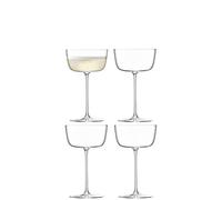 LSA International BG07 Lot de 4 verres à cocktails Borough, 240 ml, transparents