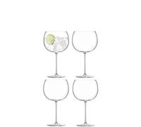 LSA International BG09 Lot de 4 verres ballon Borough, 680 ml, transparents