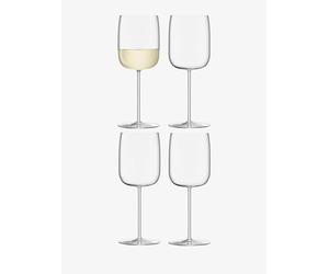LSA International BG12 Lot de 4 verres à vin Borough, 380 ml, transparents
