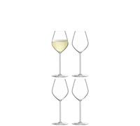 LSA International BG15 Lot de 4 verres tulipe Borough, pour Champagne, 285 ml, transparents